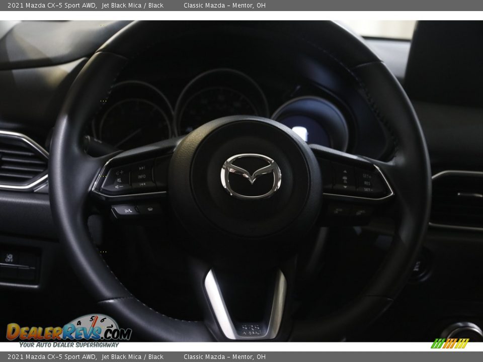 2021 Mazda CX-5 Sport AWD Jet Black Mica / Black Photo #7