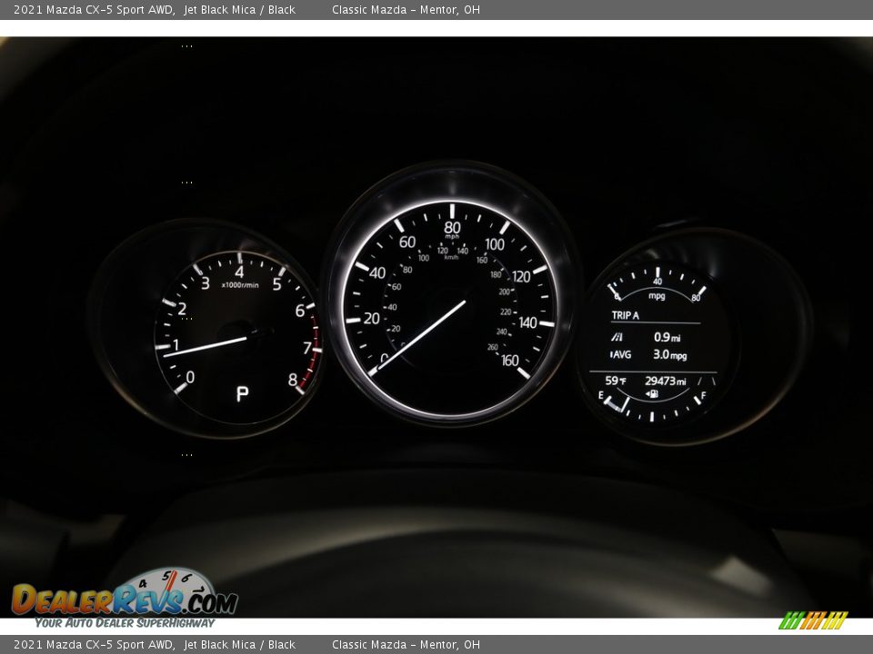 2021 Mazda CX-5 Sport AWD Gauges Photo #8