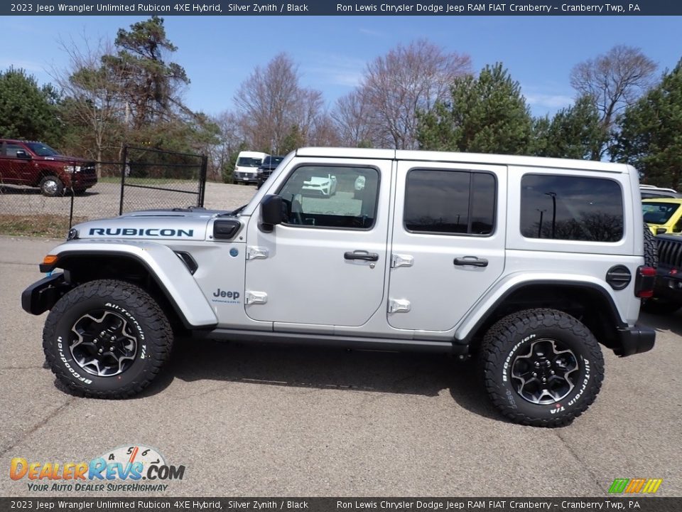 2023 Jeep Wrangler Unlimited Rubicon 4XE Hybrid Silver Zynith / Black Photo #2