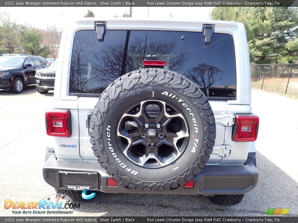 2023 Jeep Wrangler Unlimited Rubicon 4XE Hybrid Silver Zynith / Black Photo #4