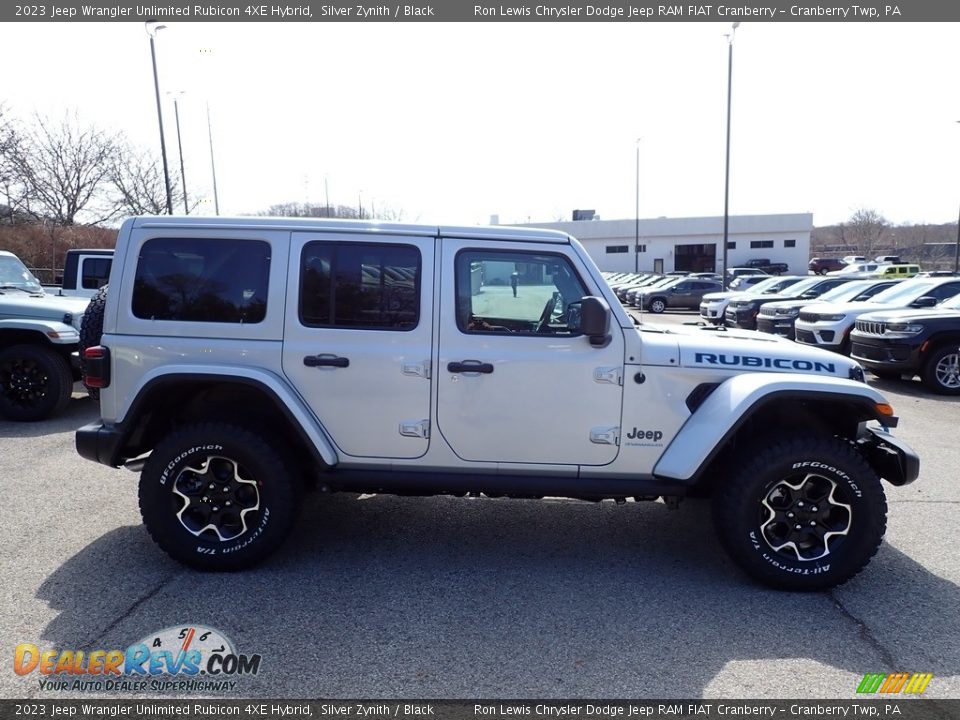 2023 Jeep Wrangler Unlimited Rubicon 4XE Hybrid Silver Zynith / Black Photo #6