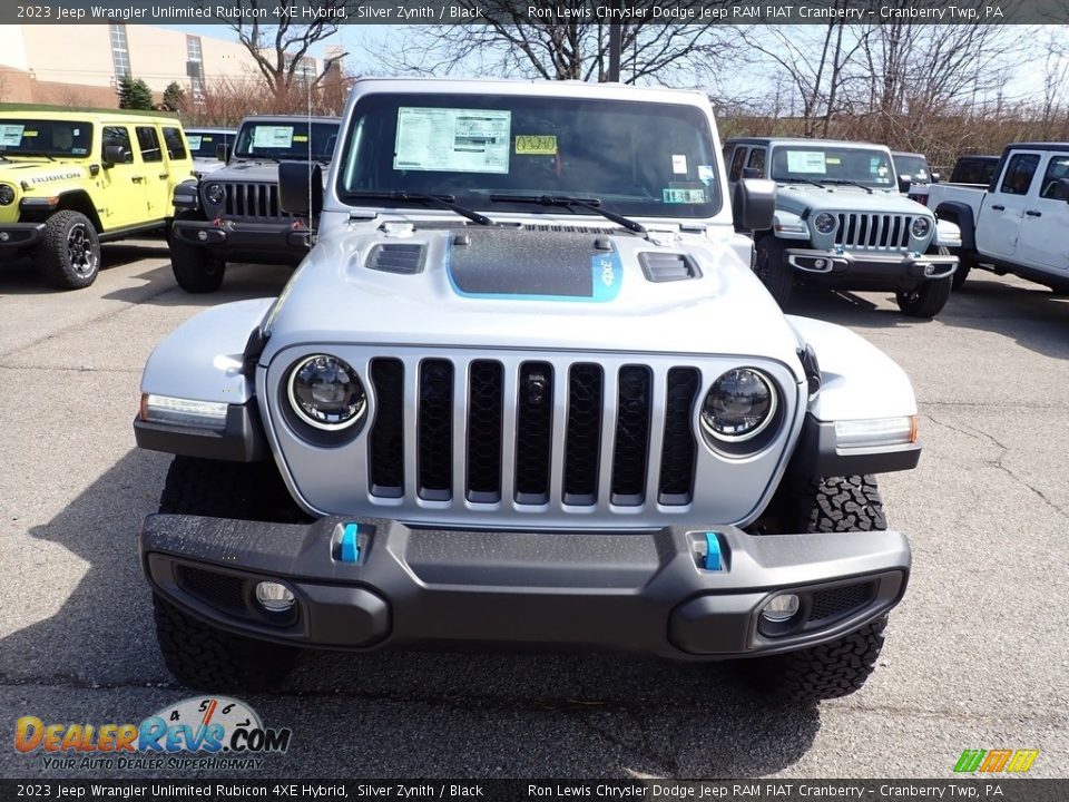 2023 Jeep Wrangler Unlimited Rubicon 4XE Hybrid Silver Zynith / Black Photo #8