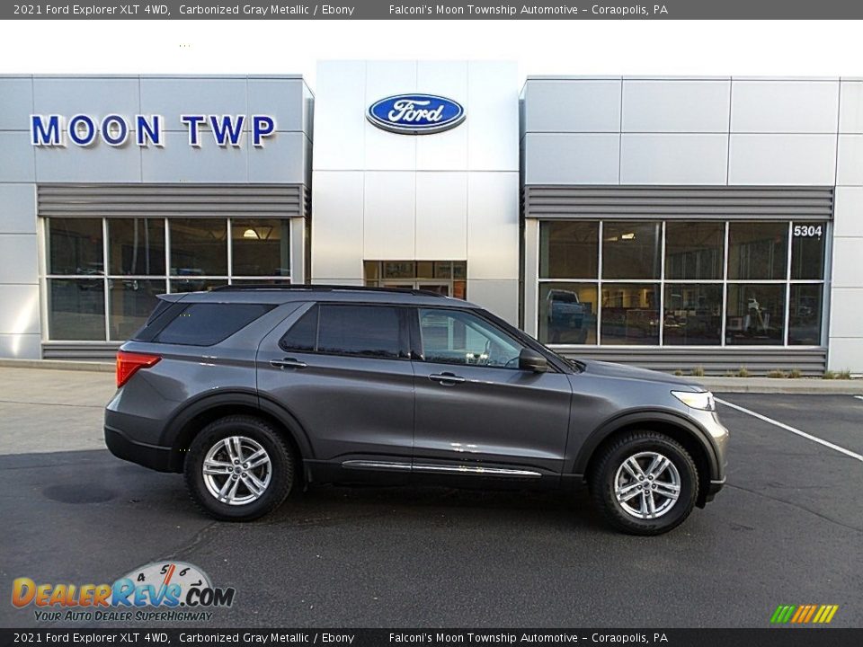 2021 Ford Explorer XLT 4WD Carbonized Gray Metallic / Ebony Photo #1