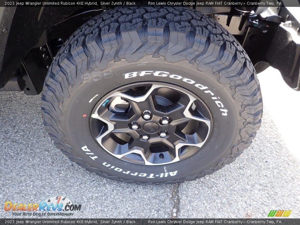 2023 Jeep Wrangler Unlimited Rubicon 4XE Hybrid Silver Zynith / Black Photo #9