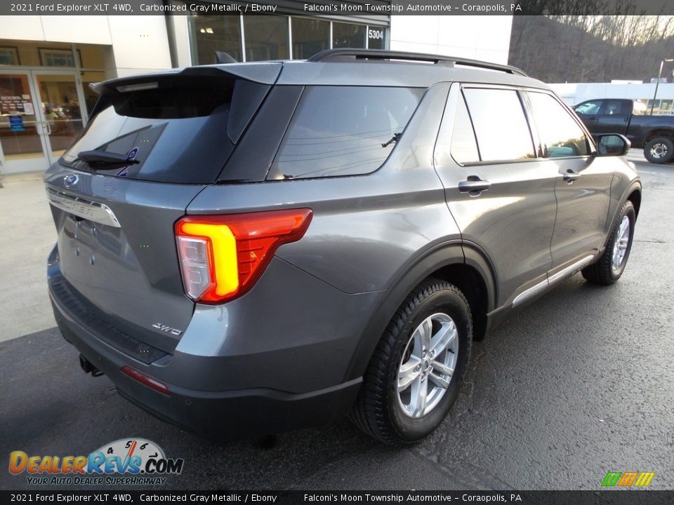 2021 Ford Explorer XLT 4WD Carbonized Gray Metallic / Ebony Photo #2