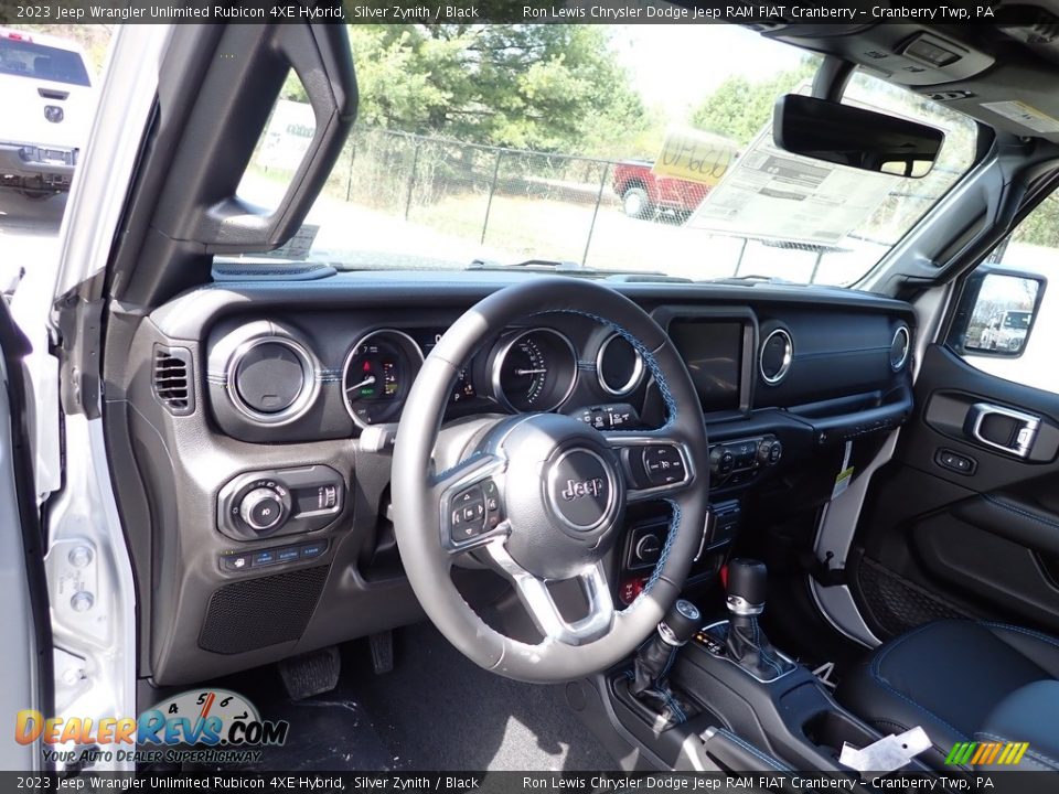 2023 Jeep Wrangler Unlimited Rubicon 4XE Hybrid Silver Zynith / Black Photo #14