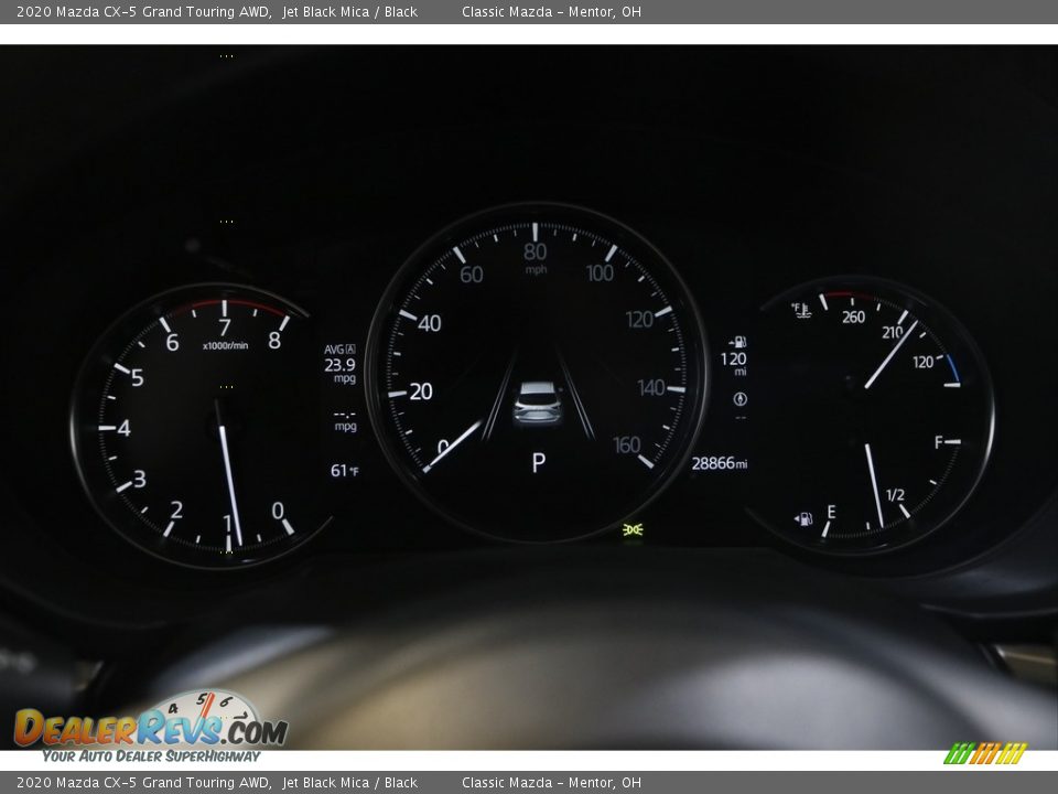 2020 Mazda CX-5 Grand Touring AWD Jet Black Mica / Black Photo #8