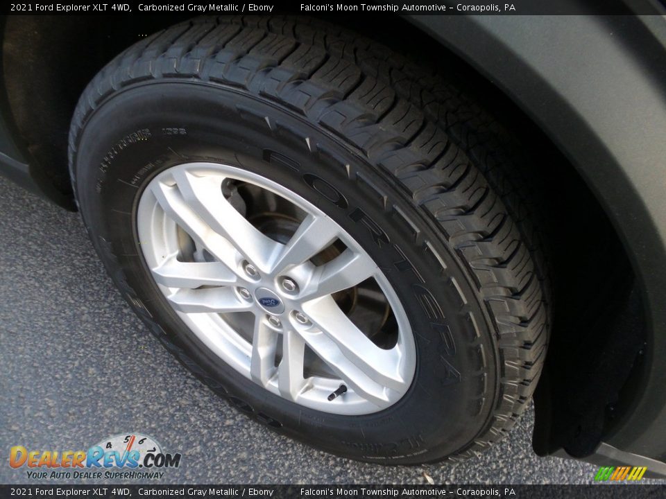 2021 Ford Explorer XLT 4WD Carbonized Gray Metallic / Ebony Photo #10