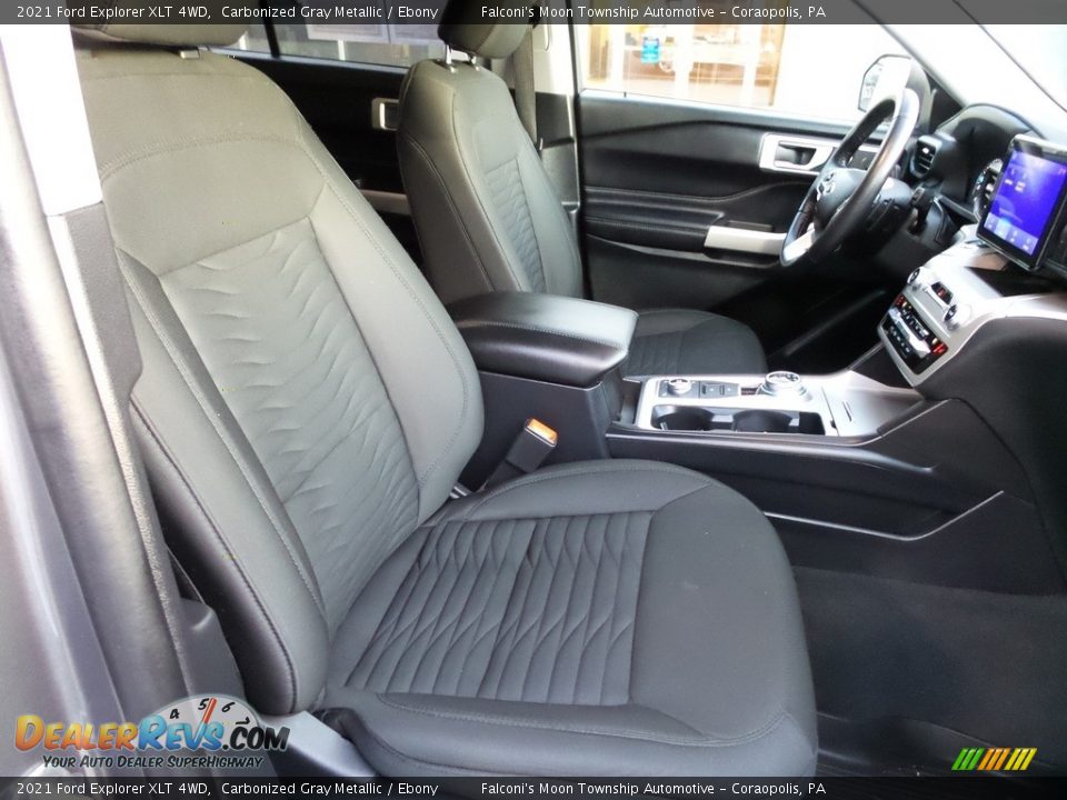 2021 Ford Explorer XLT 4WD Carbonized Gray Metallic / Ebony Photo #11
