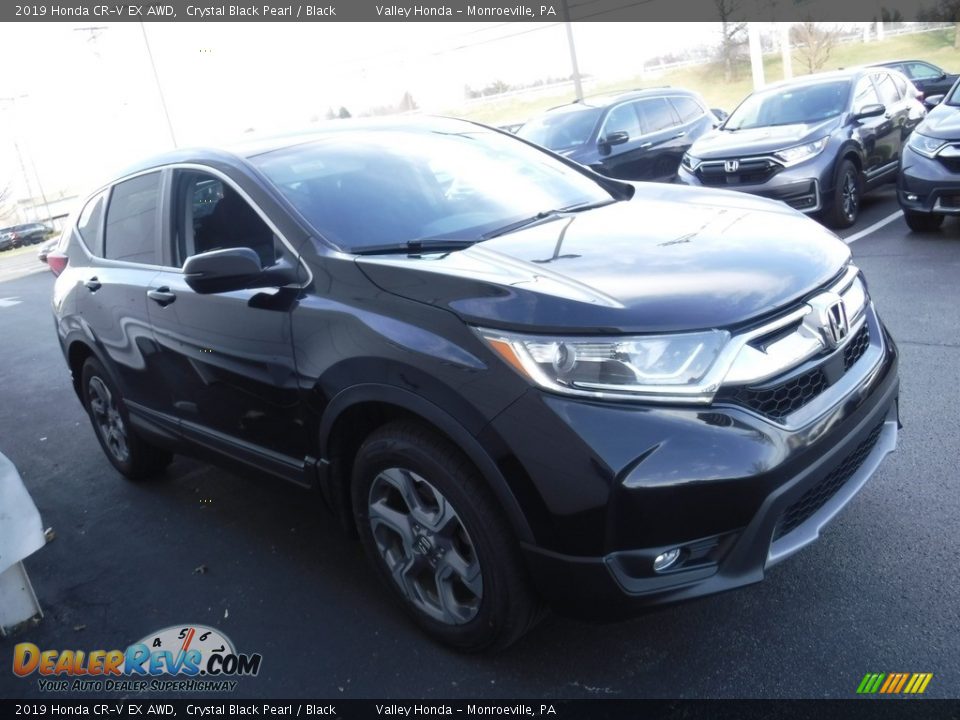 2019 Honda CR-V EX AWD Crystal Black Pearl / Black Photo #6