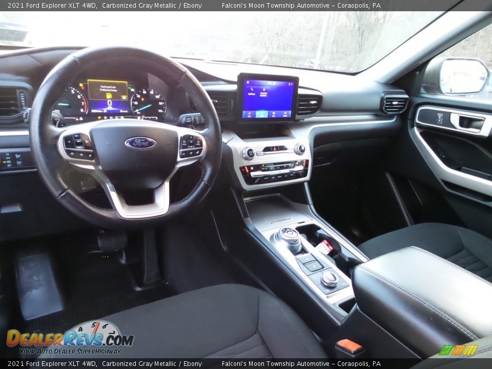 2021 Ford Explorer XLT 4WD Carbonized Gray Metallic / Ebony Photo #21