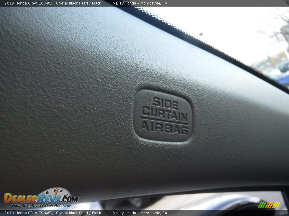 2019 Honda CR-V EX AWD Crystal Black Pearl / Black Photo #14