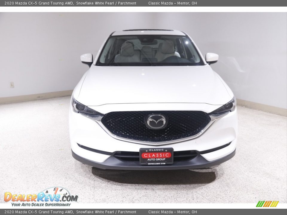 2020 Mazda CX-5 Grand Touring AWD Snowflake White Pearl / Parchment Photo #2