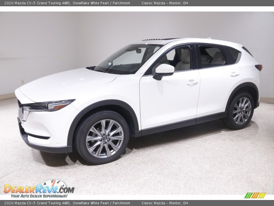 2020 Mazda CX-5 Grand Touring AWD Snowflake White Pearl / Parchment Photo #3