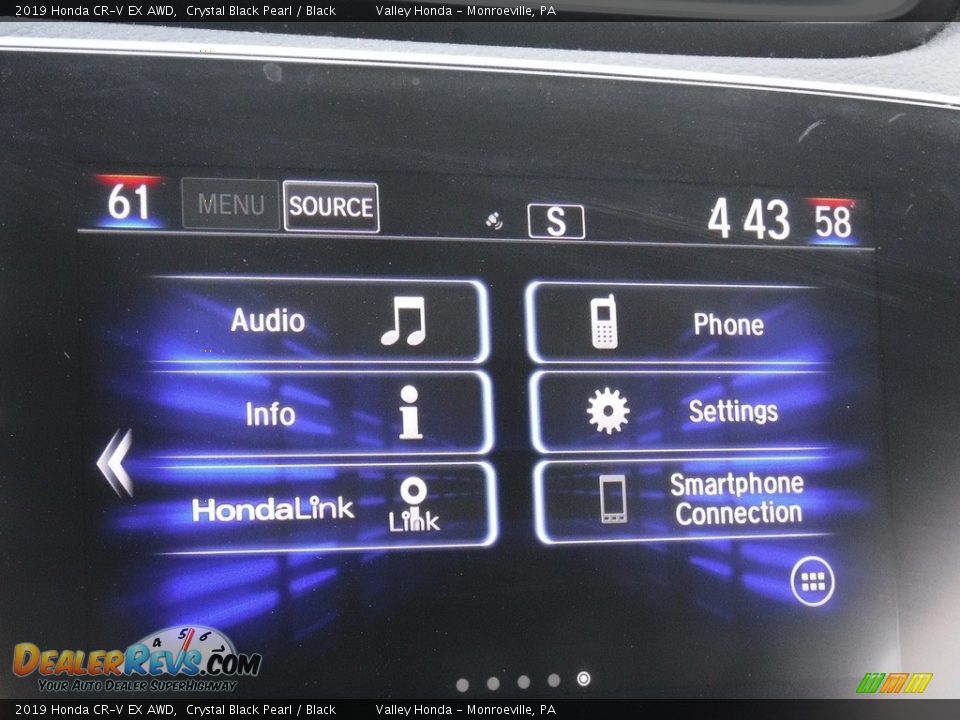 2019 Honda CR-V EX AWD Crystal Black Pearl / Black Photo #16