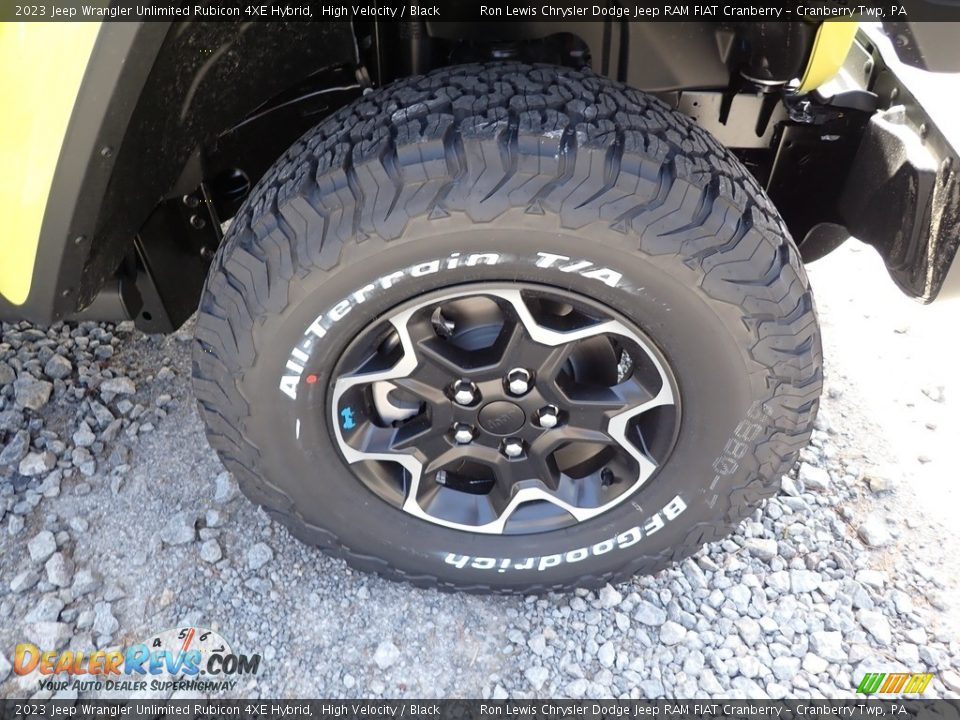 2023 Jeep Wrangler Unlimited Rubicon 4XE Hybrid High Velocity / Black Photo #9