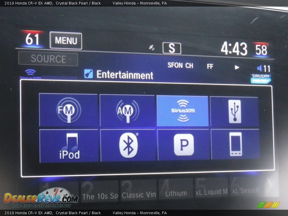 2019 Honda CR-V EX AWD Crystal Black Pearl / Black Photo #17
