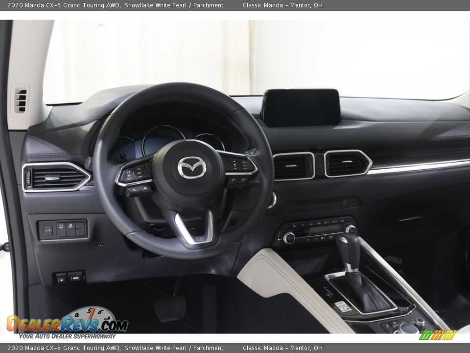 2020 Mazda CX-5 Grand Touring AWD Snowflake White Pearl / Parchment Photo #6