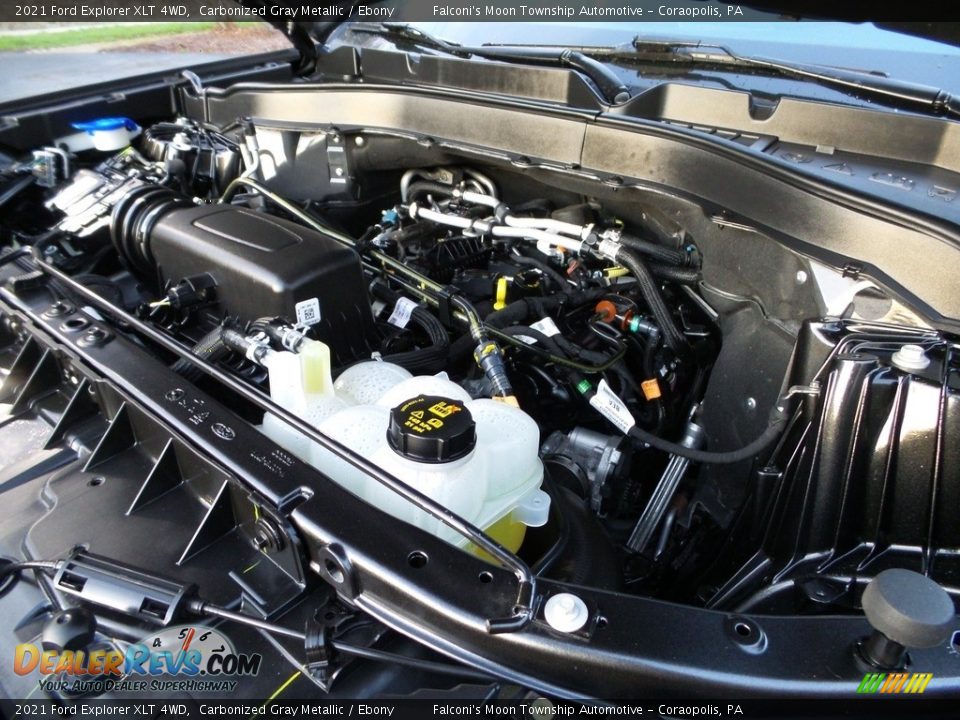 2021 Ford Explorer XLT 4WD Carbonized Gray Metallic / Ebony Photo #27