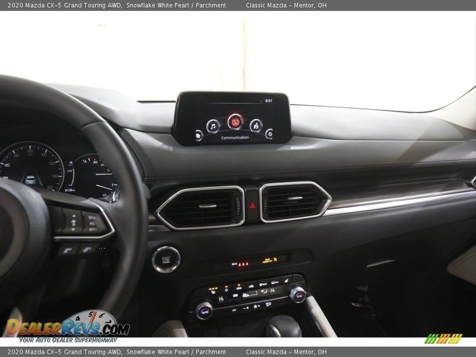 2020 Mazda CX-5 Grand Touring AWD Snowflake White Pearl / Parchment Photo #9