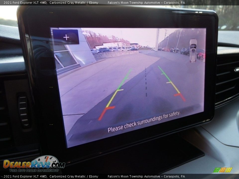 2021 Ford Explorer XLT 4WD Carbonized Gray Metallic / Ebony Photo #30