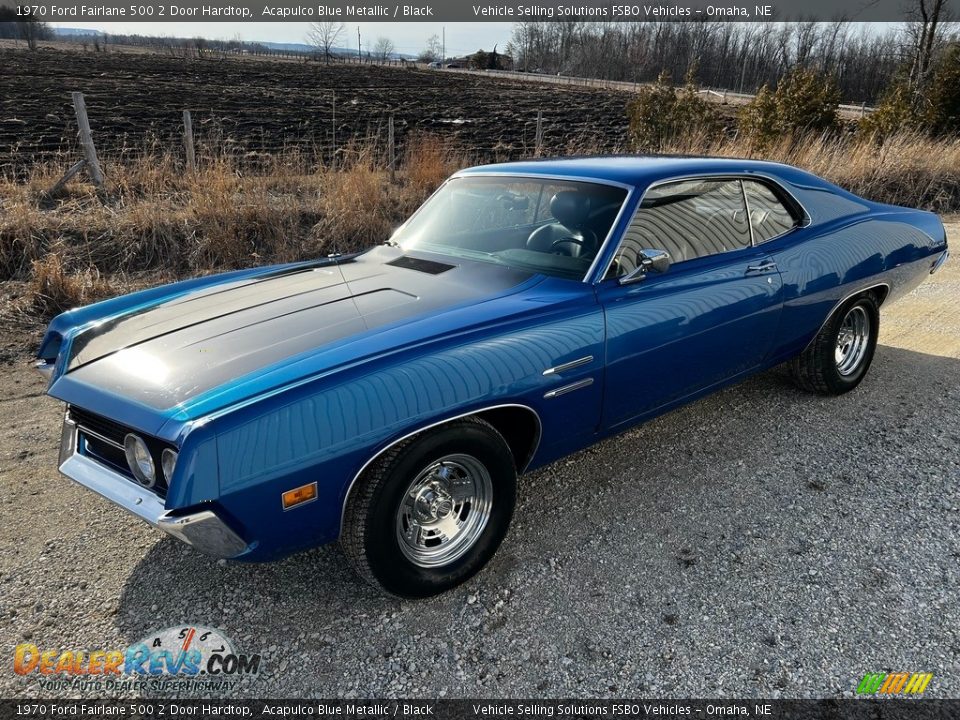 Front 3/4 View of 1970 Ford Fairlane 500 2 Door Hardtop Photo #1