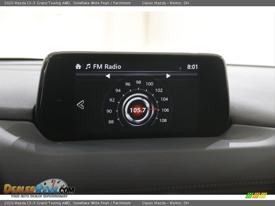 2020 Mazda CX-5 Grand Touring AWD Snowflake White Pearl / Parchment Photo #11