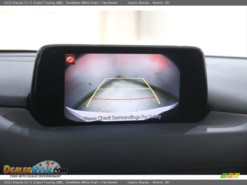 2020 Mazda CX-5 Grand Touring AWD Snowflake White Pearl / Parchment Photo #12