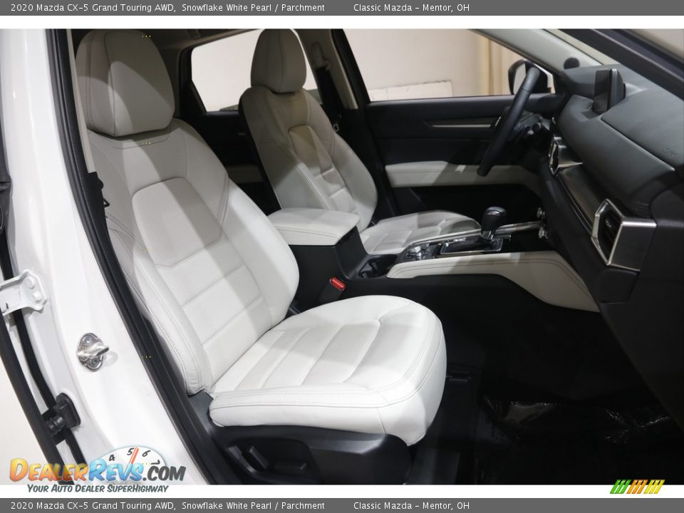 2020 Mazda CX-5 Grand Touring AWD Snowflake White Pearl / Parchment Photo #15