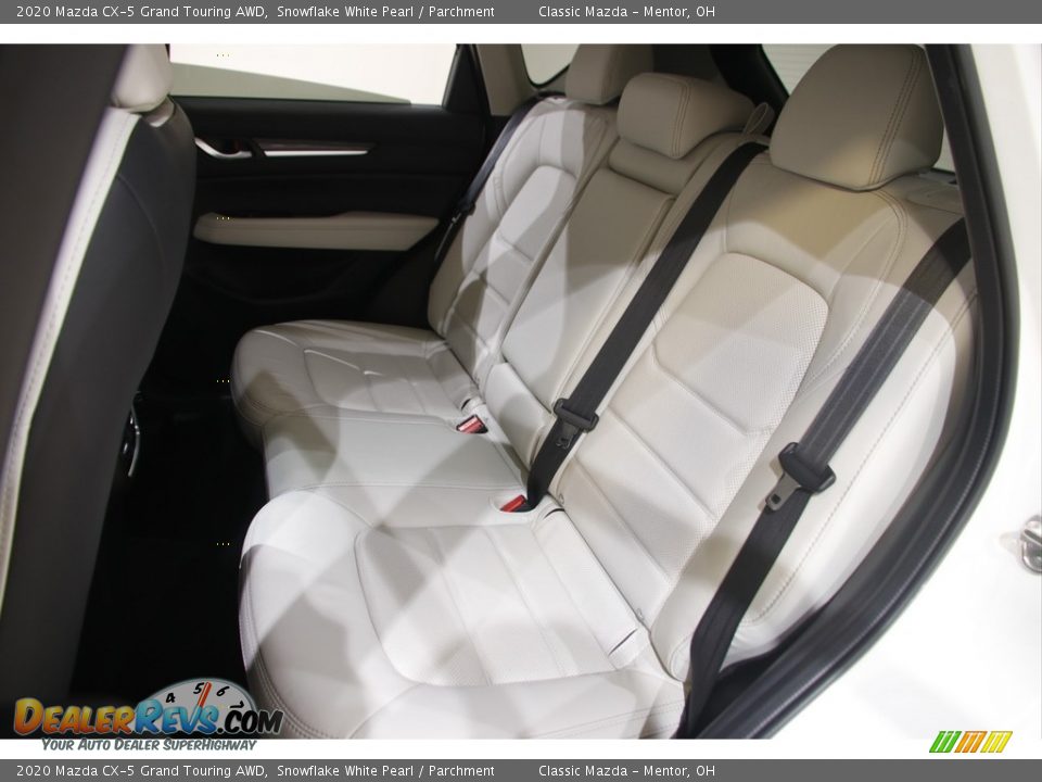 2020 Mazda CX-5 Grand Touring AWD Snowflake White Pearl / Parchment Photo #17