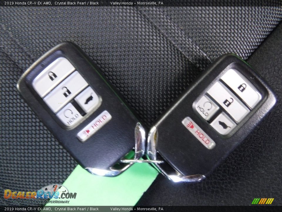 2019 Honda CR-V EX AWD Crystal Black Pearl / Black Photo #28