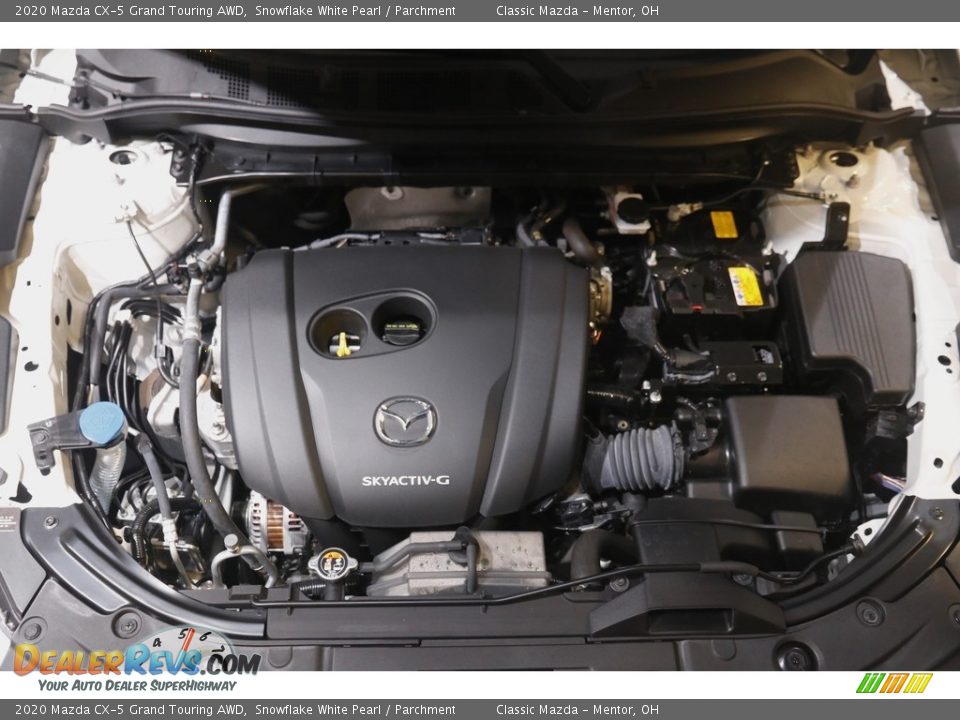 2020 Mazda CX-5 Grand Touring AWD Snowflake White Pearl / Parchment Photo #19