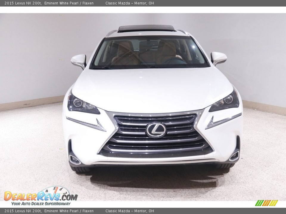 2015 Lexus NX 200t Eminent White Pearl / Flaxen Photo #2