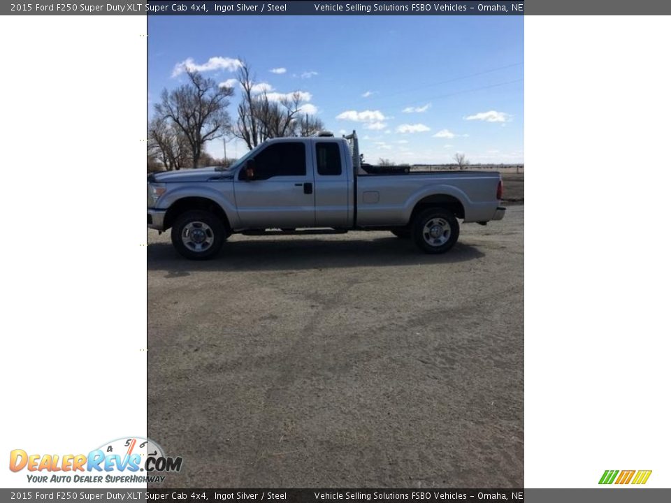 2015 Ford F250 Super Duty XLT Super Cab 4x4 Ingot Silver / Steel Photo #1