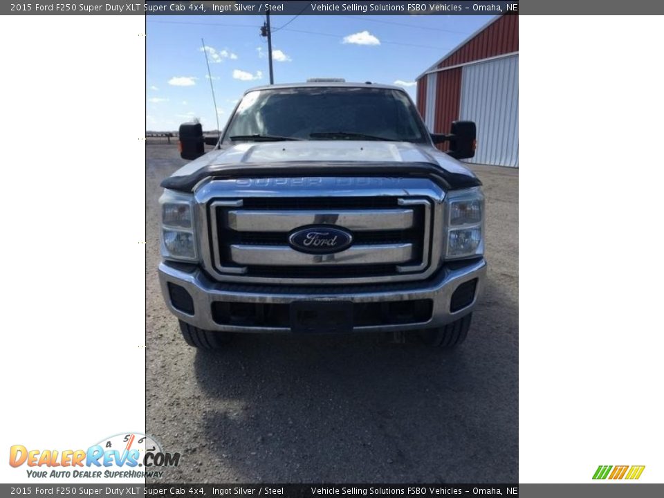 2015 Ford F250 Super Duty XLT Super Cab 4x4 Ingot Silver / Steel Photo #4