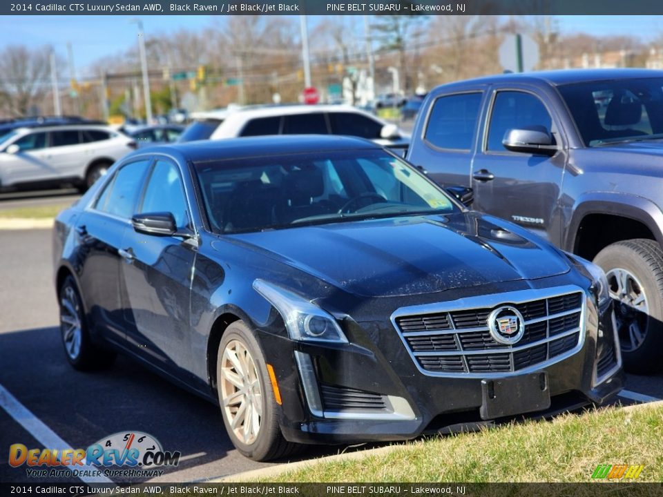 2014 Cadillac CTS Luxury Sedan AWD Black Raven / Jet Black/Jet Black Photo #3