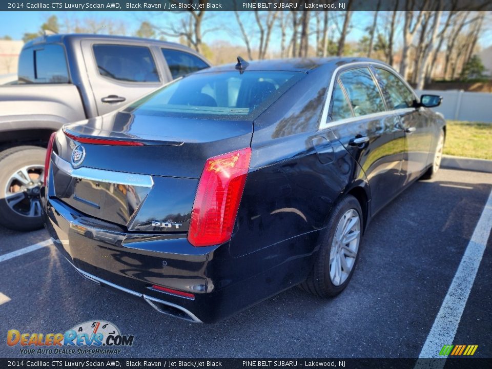 2014 Cadillac CTS Luxury Sedan AWD Black Raven / Jet Black/Jet Black Photo #4