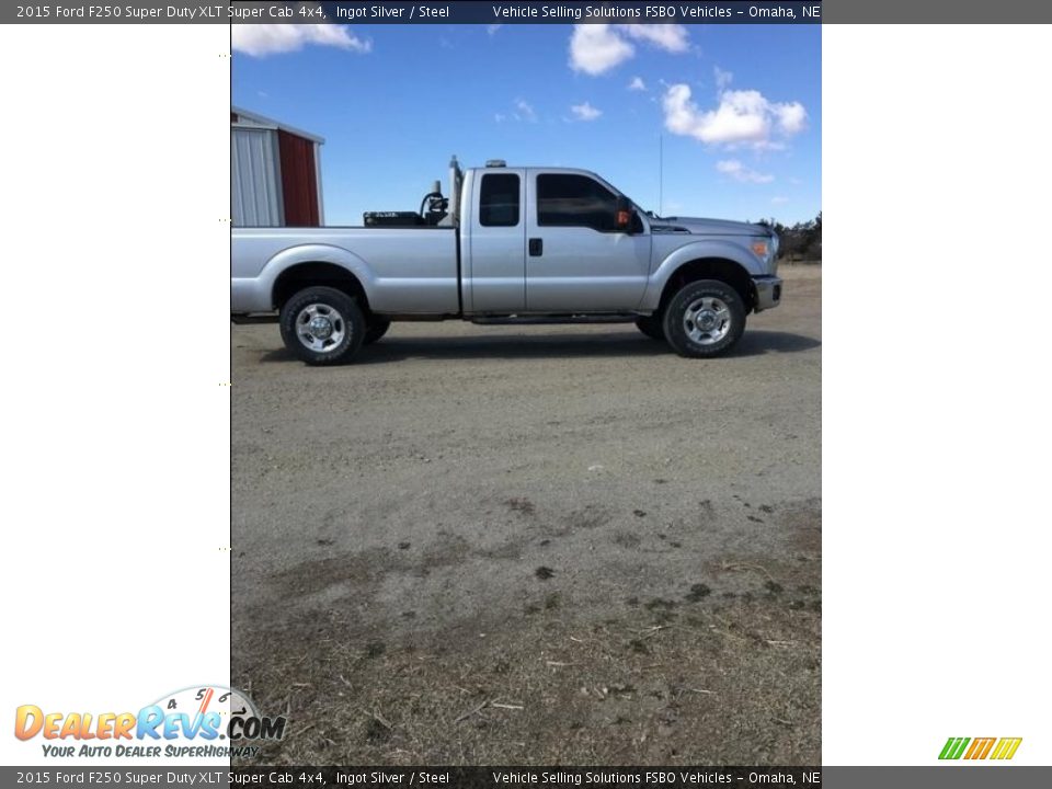 2015 Ford F250 Super Duty XLT Super Cab 4x4 Ingot Silver / Steel Photo #6