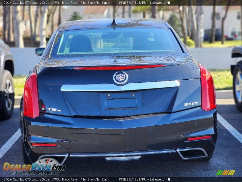 2014 Cadillac CTS Luxury Sedan AWD Black Raven / Jet Black/Jet Black Photo #6