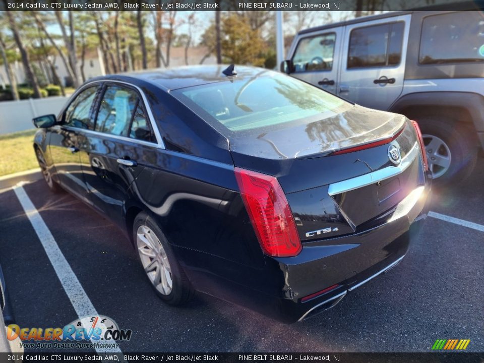 2014 Cadillac CTS Luxury Sedan AWD Black Raven / Jet Black/Jet Black Photo #7