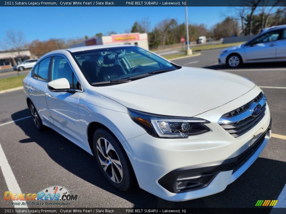 2021 Subaru Legacy Premium Crystal White Pearl / Slate Black Photo #2