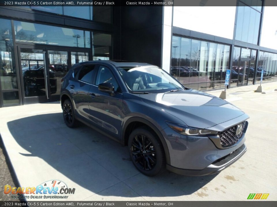 2023 Mazda CX-5 S Carbon Edition AWD Polymetal Gray / Black Photo #1
