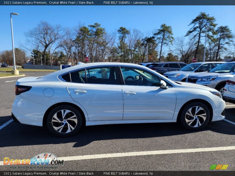 2021 Subaru Legacy Premium Crystal White Pearl / Slate Black Photo #6
