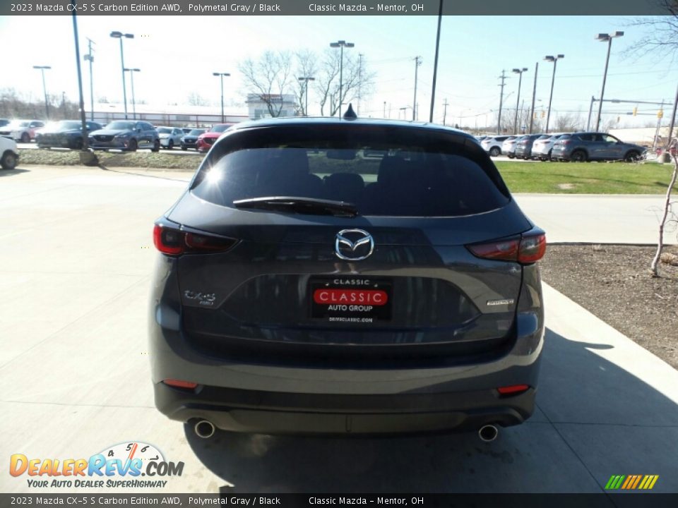 2023 Mazda CX-5 S Carbon Edition AWD Polymetal Gray / Black Photo #5