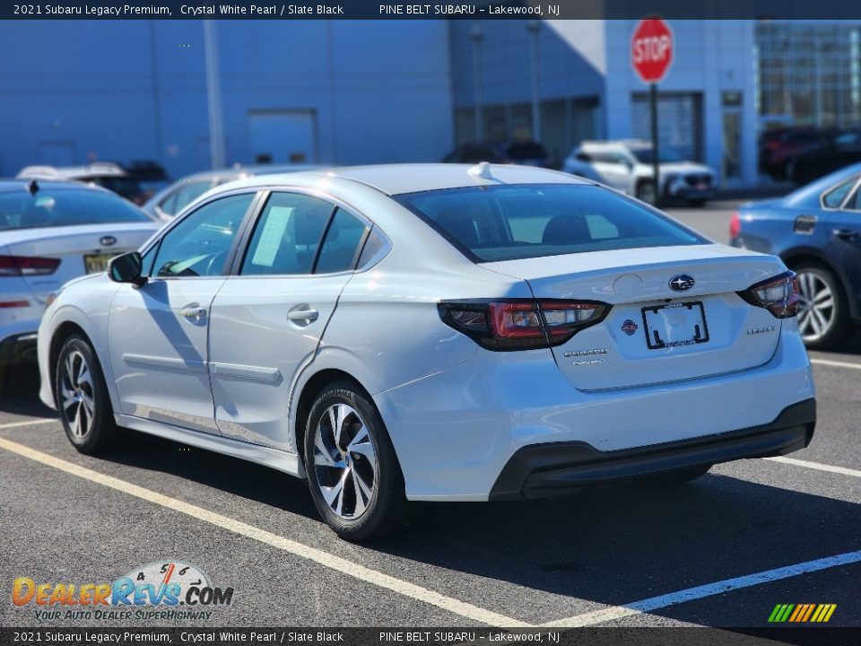 2021 Subaru Legacy Premium Crystal White Pearl / Slate Black Photo #9