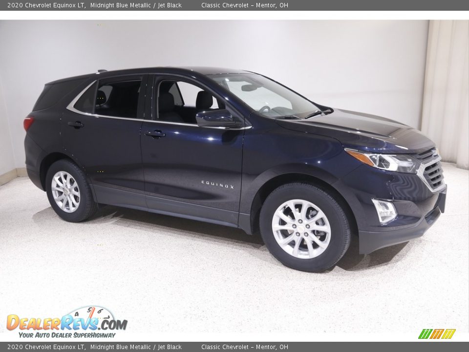 2020 Chevrolet Equinox LT Midnight Blue Metallic / Jet Black Photo #1