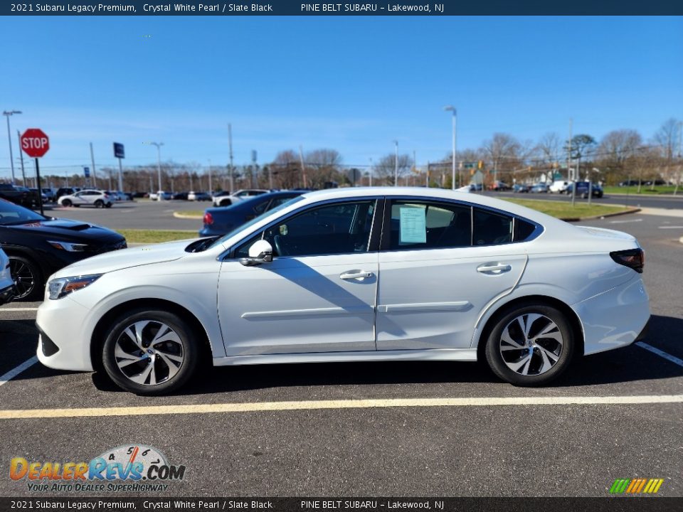 2021 Subaru Legacy Premium Crystal White Pearl / Slate Black Photo #10