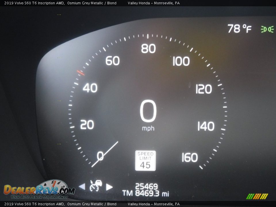2019 Volvo S60 T6 Inscription AWD Osmium Grey Metallic / Blond Photo #30