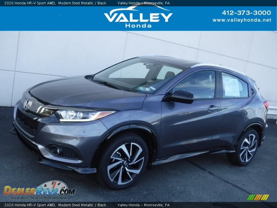 2020 Honda HR-V Sport AWD Modern Steel Metallic / Black Photo #1