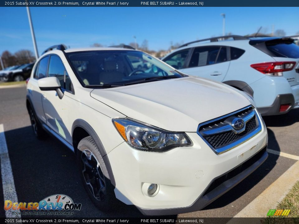 2015 Subaru XV Crosstrek 2.0i Premium Crystal White Pearl / Ivory Photo #3